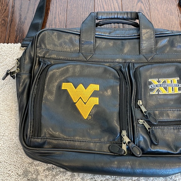 West Virginia university WVU big 12 conference briefcase - Picture 3 of 10